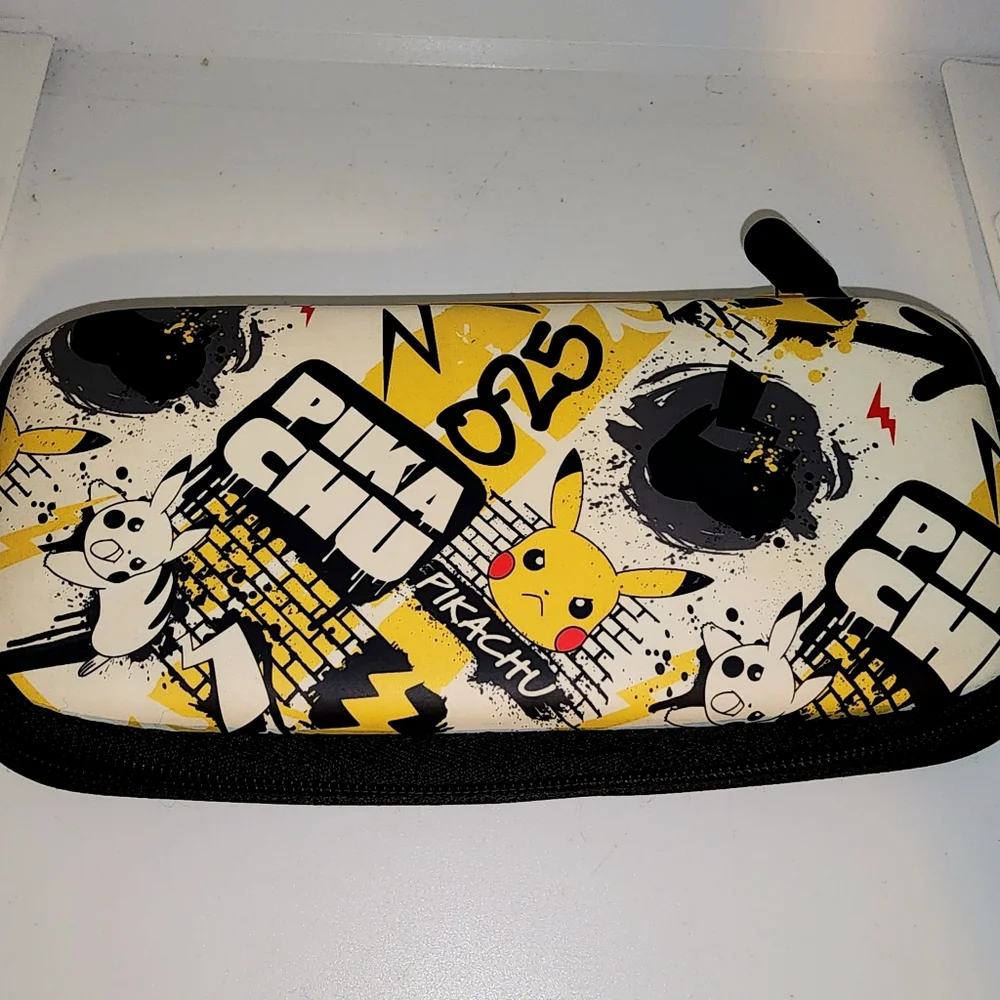 Nintendo Switch Lite stealth case Pokemon Pikachu graffiti print